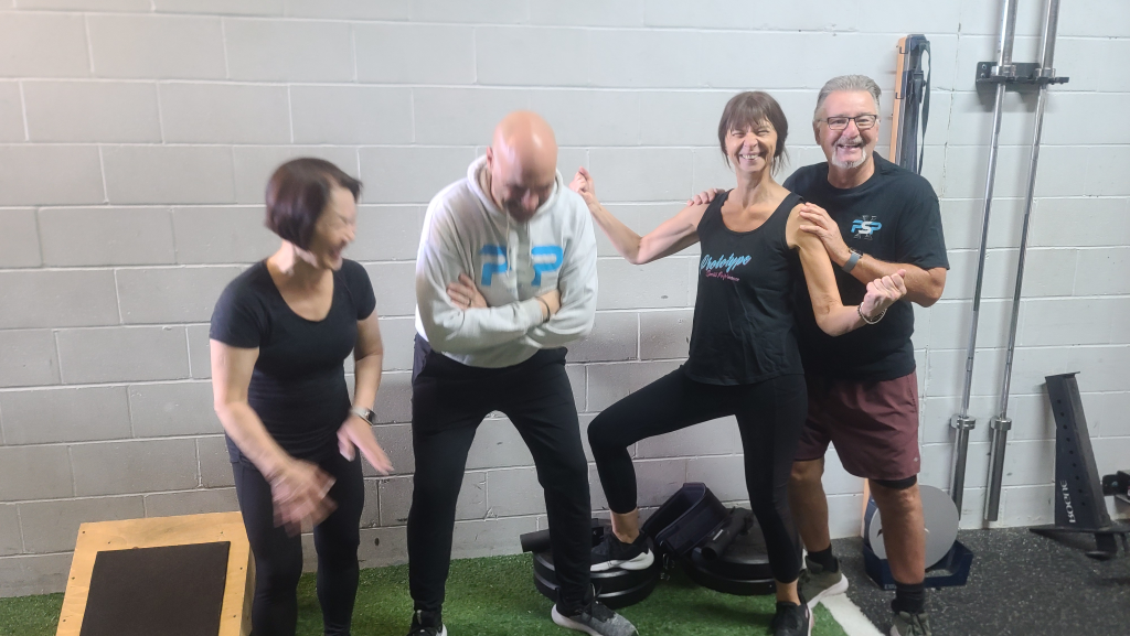 Semi-private personal training group